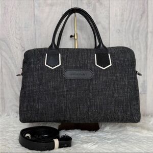 Longchamp Denim 2-Way Mini Boston Bag